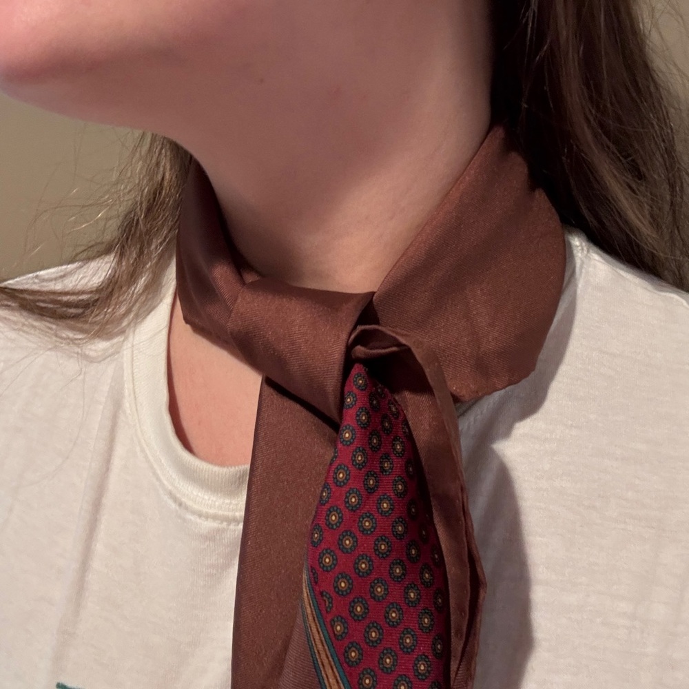 Vintage Equestrian-themed Ralph Lauren Scarf